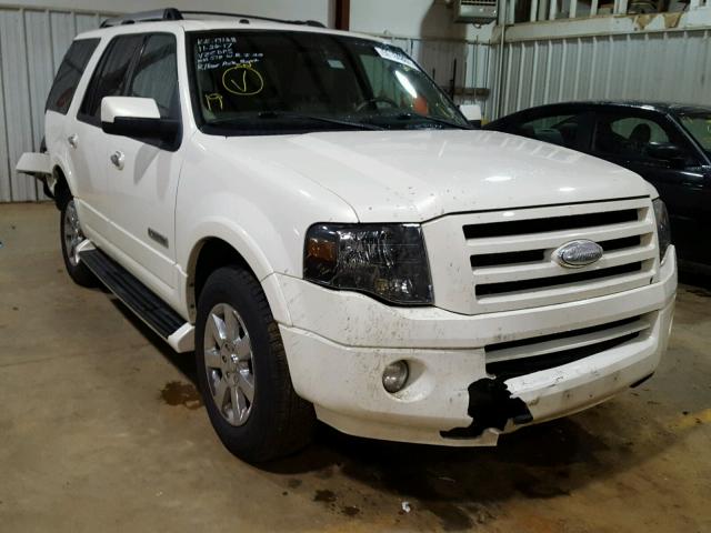 1FMFU19538LA36841 - 2008 FORD EXPEDITION WHITE photo 1