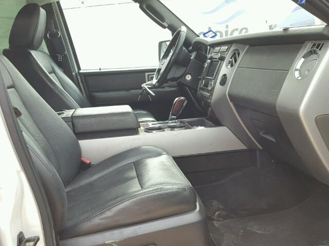 1FMJK1K50AEB62207 - 2010 FORD EXPEDITION WHITE photo 5