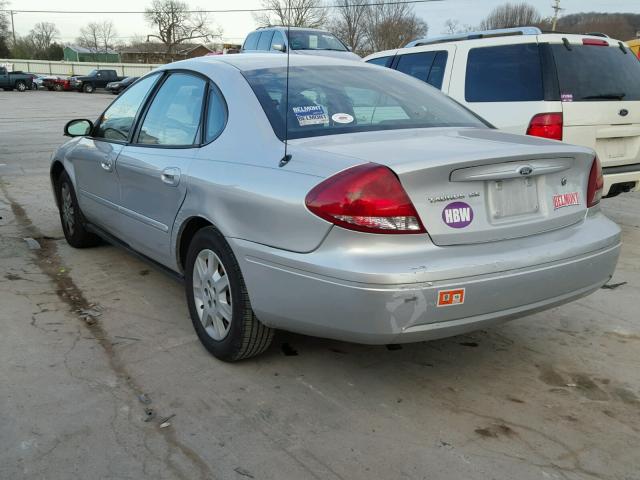 1FAFP53U47A168350 - 2007 FORD TAURUS SE SILVER photo 3