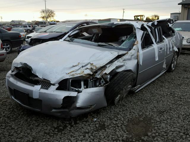 2G1WG5E35D1114326 - 2013 CHEVROLET IMPALA LT SILVER photo 2