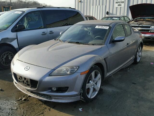 JM1FE17N650161026 - 2005 MAZDA RX8 GRAY photo 2