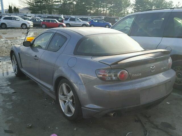 JM1FE17N650161026 - 2005 MAZDA RX8 GRAY photo 3