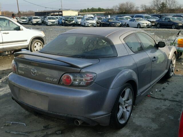 JM1FE17N650161026 - 2005 MAZDA RX8 GRAY photo 4