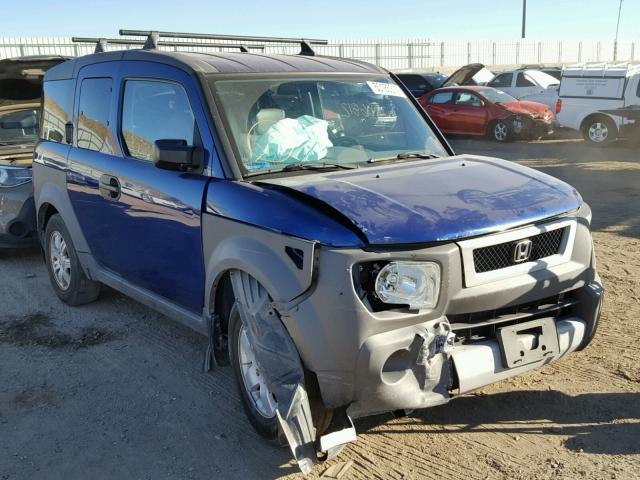 5J6YH28554L025157 - 2004 HONDA ELEMENT EX BLUE photo 1