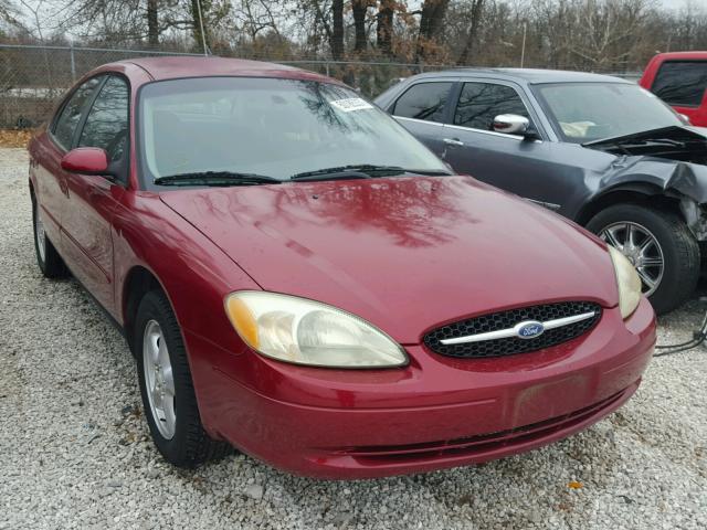 1FAFP55UX2A124911 - 2002 FORD TAURUS SES RED photo 1