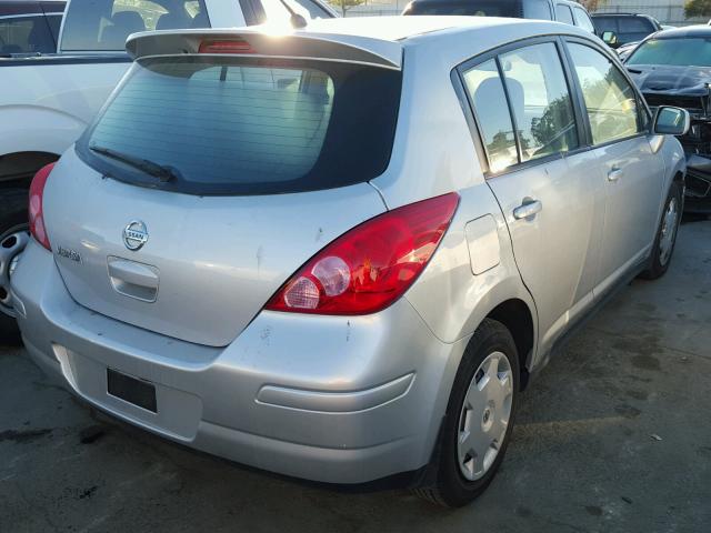 3N1BC13E79L480926 - 2009 NISSAN VERSA S SILVER photo 4