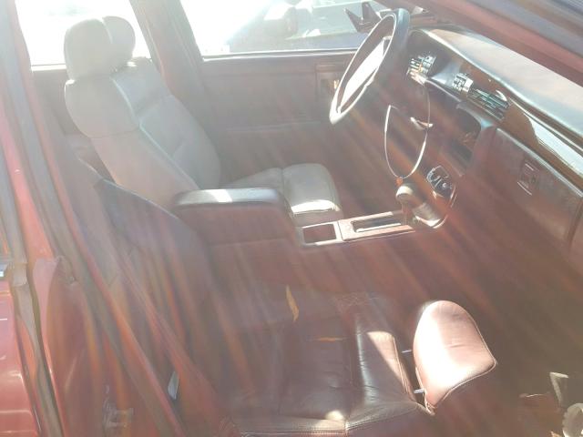 1G6KS53B6NU824178 - 1992 CADILLAC SEVILLE BURGUNDY photo 5