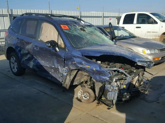 JF2SJAFC5GH459759 - 2016 SUBARU FORESTER 2 BLUE photo 1