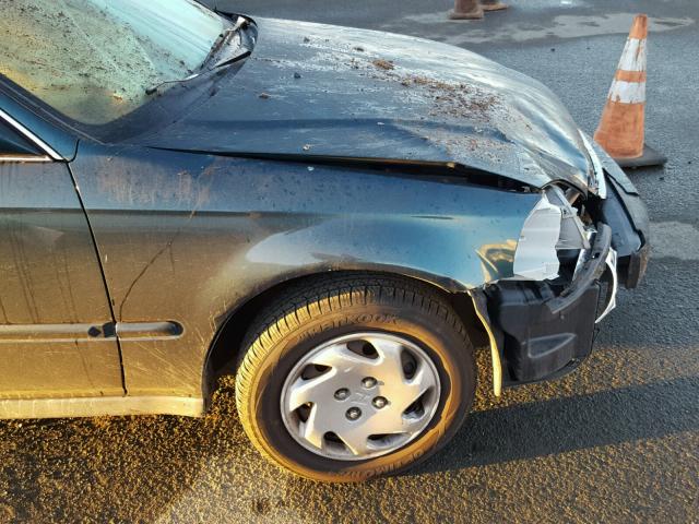 2HGEJ8541TH522277 - 1996 HONDA CIVIC EX 绿色 照片 9