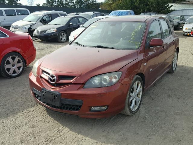 JM1BK344391228857 - 2009 MAZDA 3 S BURGUNDY photo 2