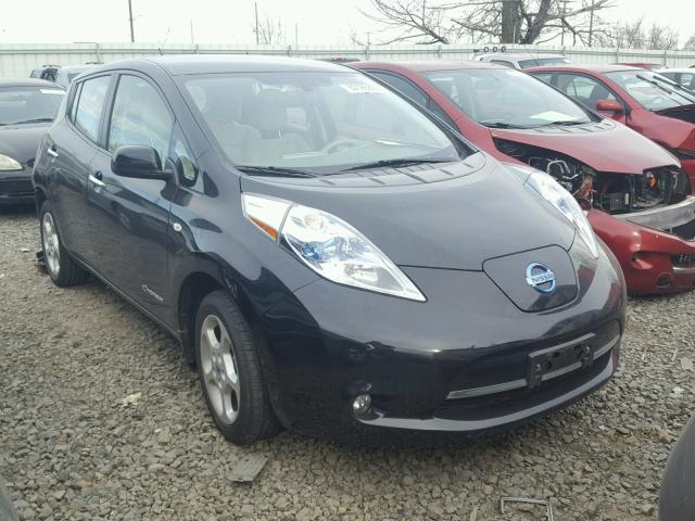 JN1AZ0CP5CT026070 - 2012 NISSAN LEAF SV BLACK photo 1