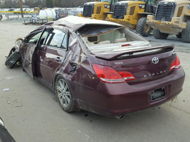 4T1BK36B25U058555 - 2005 TOYOTA AVALON XL MAROON photo 3