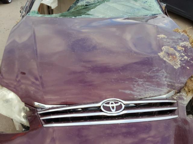 4T1BK36B25U058555 - 2005 TOYOTA AVALON XL MAROON photo 7