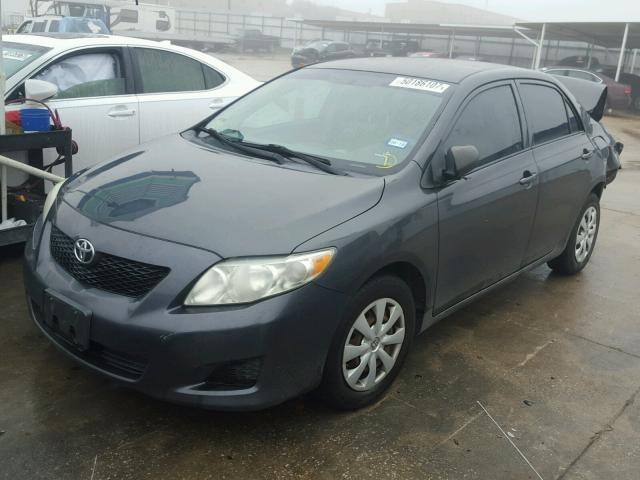 1NXBU40E59Z039684 - 2009 TOYOTA COROLLA BA GRAY photo 2