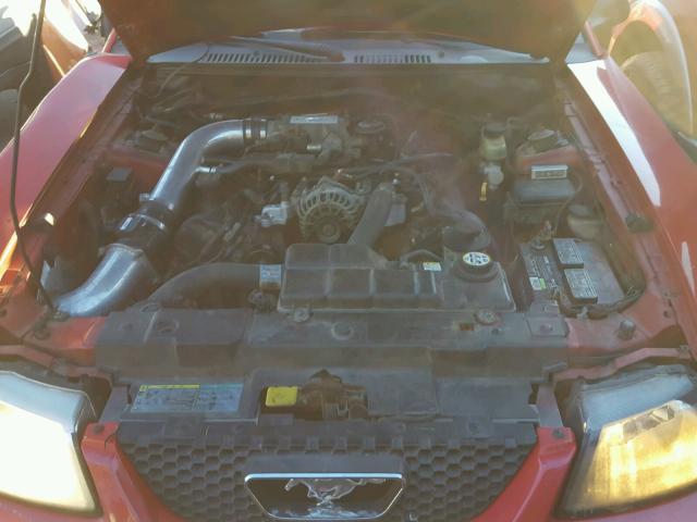 1FAFP42X83F422791 - 2003 FORD MUSTANG GT RED photo 7