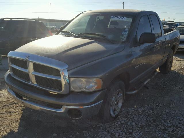 1D7HA18N35S142883 - 2005 DODGE RAM 1500 S GRAY photo 2