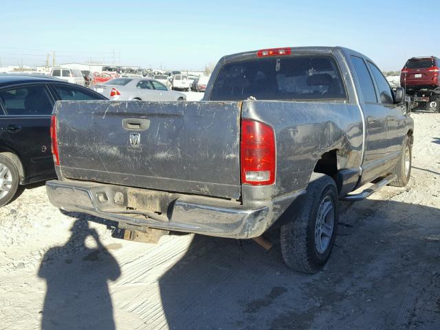 1D7HA18N35S142883 - 2005 DODGE RAM 1500 S GRAY photo 4