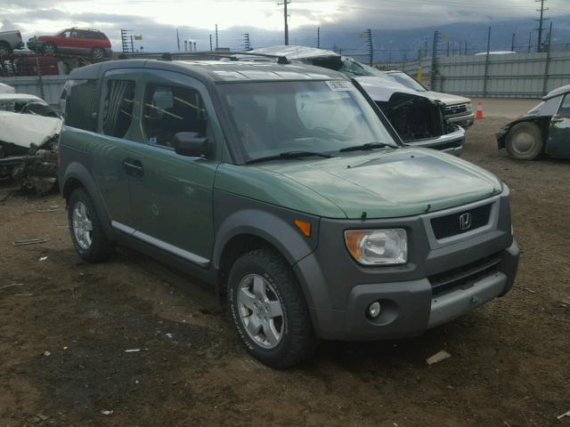 5J6YH28543L027271 - 2003 HONDA ELEMENT EX GREEN photo 1