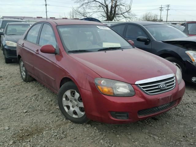 KNAFE222695642144 - 2009 KIA SPECTRA EX MAROON photo 1