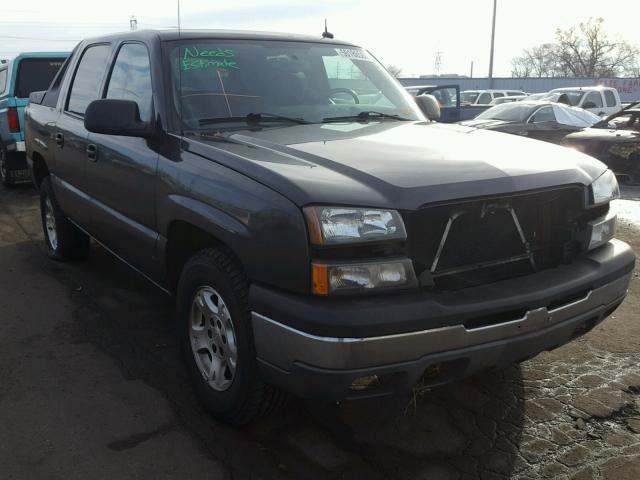 3GNEK12T04G109872 - 2004 CHEVROLET AVALANCHE GRAY photo 1