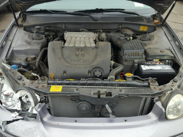 KMHWF35H85A126516 - 2005 HYUNDAI SONATA GLS GRAY photo 7