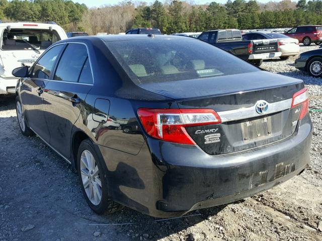 4T1BD1FK9DU085183 - 2013 TOYOTA CAMRY HYBR BLACK photo 3