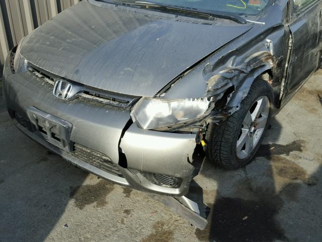 2HGFG12816H584235 - 2006 HONDA CIVIC EX WHITE photo 9