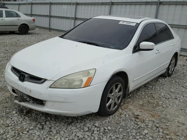 1HGCM66894A016670 - 2004 HONDA ACCORD EX WHITE photo 2