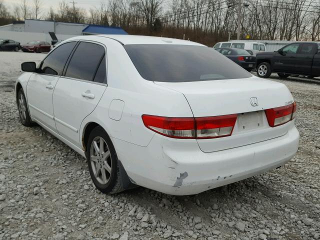 1HGCM66894A016670 - 2004 HONDA ACCORD EX WHITE photo 3