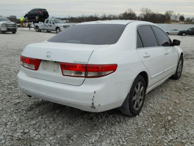 1HGCM66894A016670 - 2004 HONDA ACCORD EX WHITE photo 4