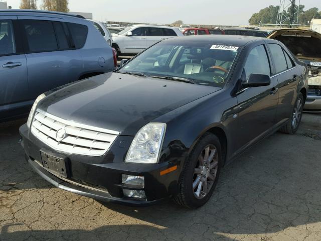 1G6DC67A950167638 - 2005 CADILLAC STS BLACK photo 2