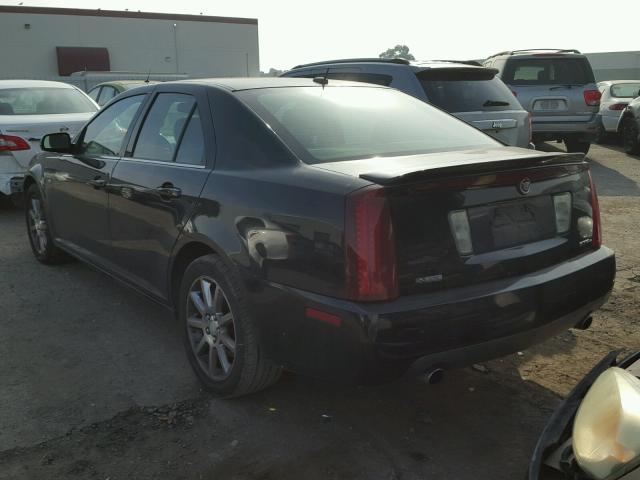 1G6DC67A950167638 - 2005 CADILLAC STS BLACK photo 3