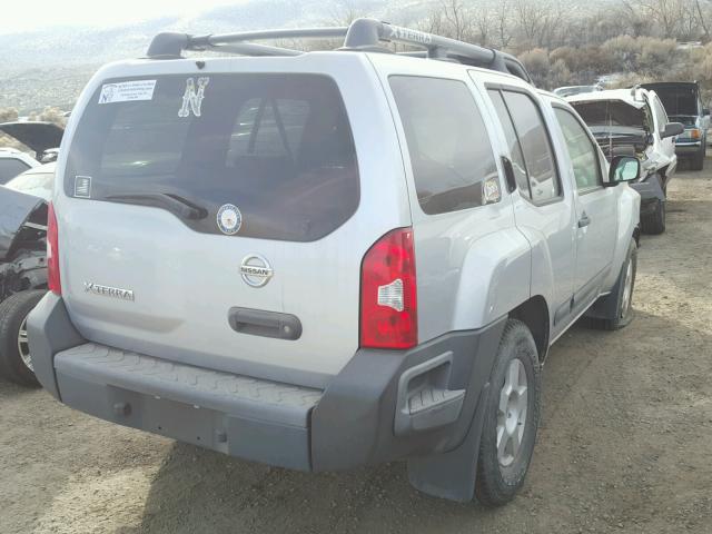 5N1AN08W77C524829 - 2007 NISSAN XTERRA OFF SILVER photo 4