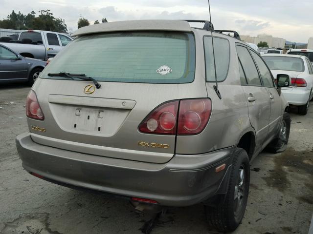 JT6HF10U4X0058057 - 1999 LEXUS RX 300 TAN photo 4