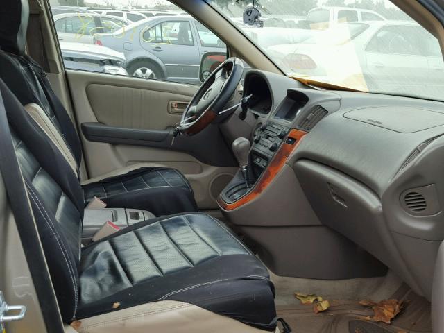 JT6HF10U4X0058057 - 1999 LEXUS RX 300 TAN photo 5