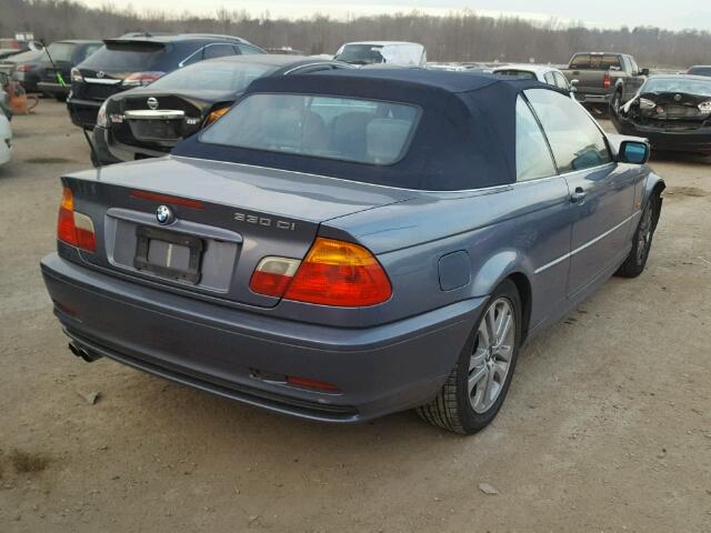 WBABS534X3JU96399 - 2003 BMW 330 CI BLUE photo 4
