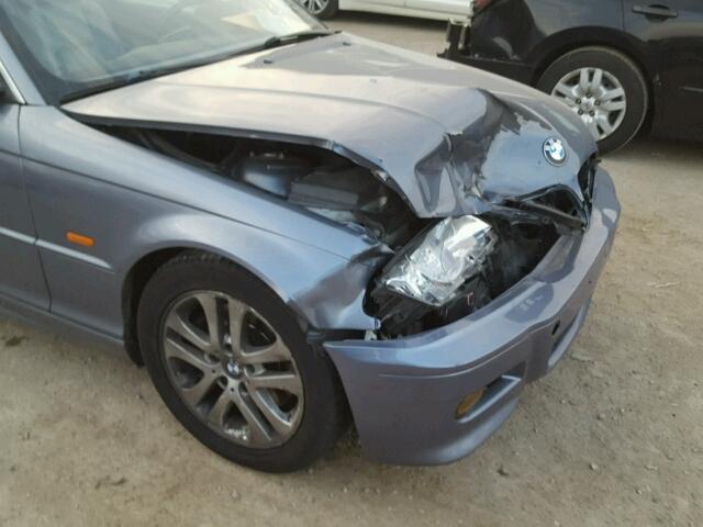 WBABS534X3JU96399 - 2003 BMW 330 CI BLUE photo 9