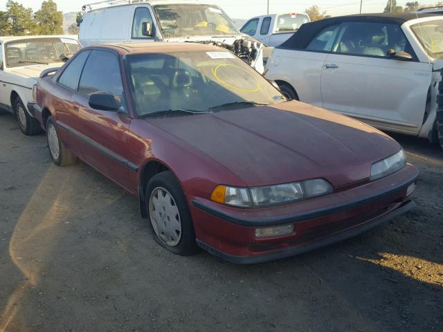JH4DA9453LS061438 - 1990 ACURA INTEGRA LS BURGUNDY photo 1