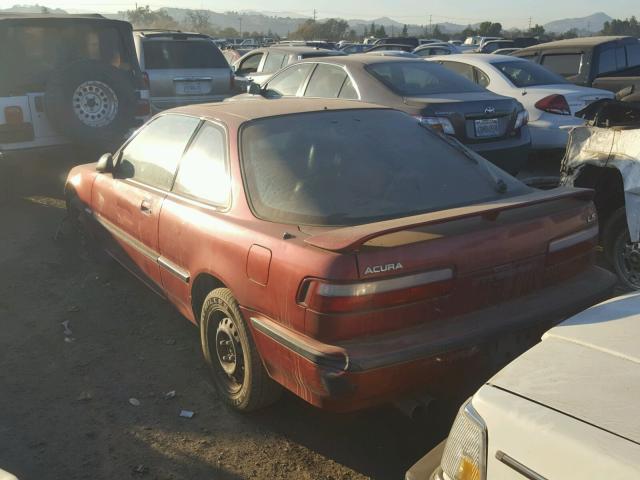 JH4DA9453LS061438 - 1990 ACURA INTEGRA LS BURGUNDY photo 3