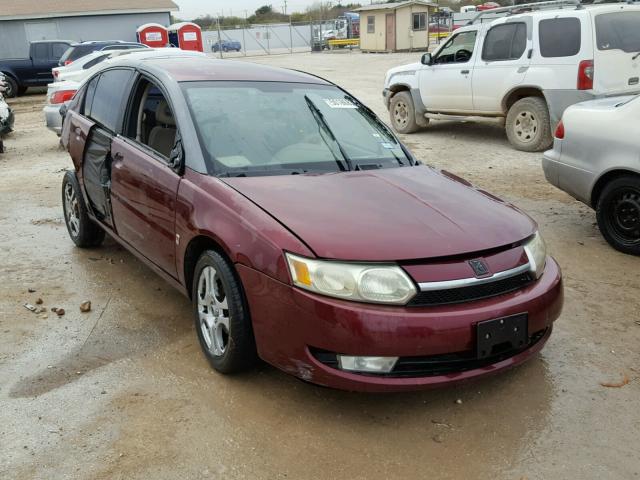 1G8AL52F03Z170024 - 2003 SATURN ION LEVEL MAROON photo 1