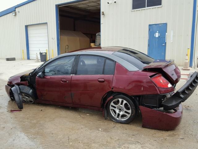 1G8AL52F03Z170024 - 2003 SATURN ION LEVEL MAROON photo 9