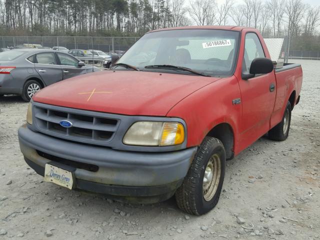 1FTDF1721VNB45068 - 1997 FORD F150 RED photo 2
