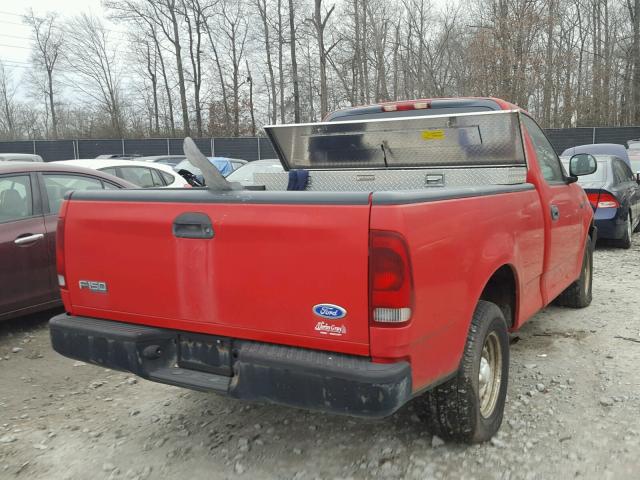 1FTDF1721VNB45068 - 1997 FORD F150 RED photo 4