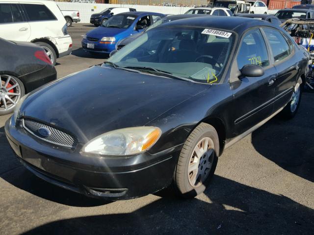 1FAFP53U76A226725 - 2006 FORD TAURUS SE BLACK photo 2