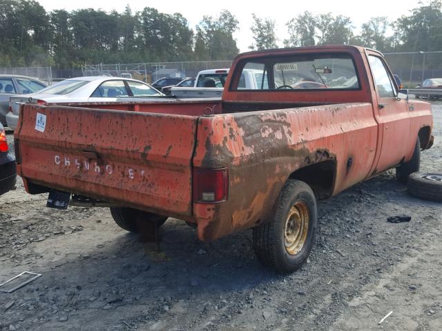 CCQ145B156484 - 1975 CHEVROLET 1500 RED photo 4