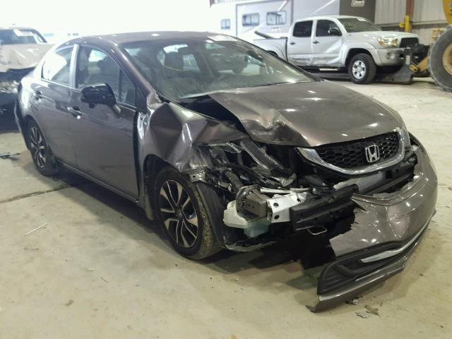 19XFB2F80EE084526 - 2014 HONDA CIVIC EX BROWN photo 1