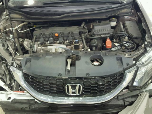 19XFB2F80EE084526 - 2014 HONDA CIVIC EX BROWN photo 7