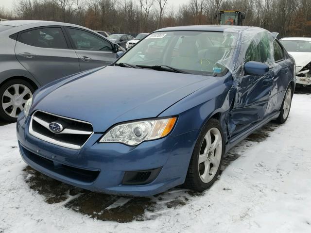 4S3BL616787201323 - 2008 SUBARU LEGACY 2.5 BLUE photo 2