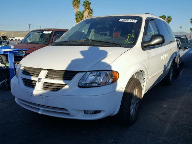 1D4GP24R07B255277 - 2007 DODGE GRAND CARA WHITE photo 2