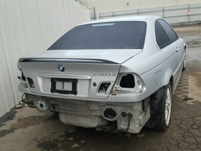 WBABN534X2JU38363 - 2002 BMW 330 CI SILVER photo 4